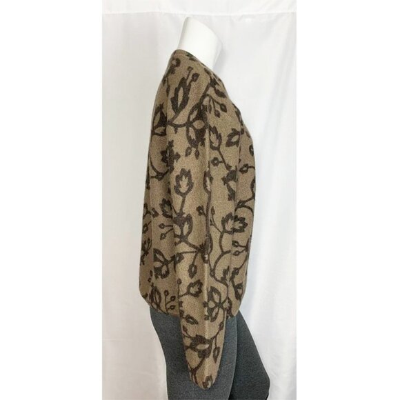 SKYR Cabincore Norwegian wool zip front cardigan - Picture 2 of 6